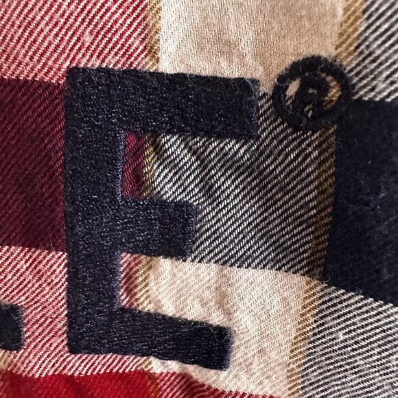 Indian Motorcycle Flannel Shirt 3XL Red Plaid Authentic Excellent - Picture 9 of 16